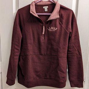 Women's L.L. Bean Quarter Zip Sweatshirt